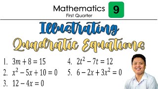 Illustrating Quadratic Equations | Mathematics | Grade 9