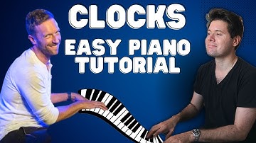 Clocks - Coldplay | EASY PIANO TUTORIAL