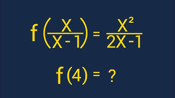 Een functionele vergelijking oplossen | f(4)=?