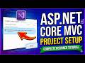 ASP.NET Core MVC Project Setup in Visual Studio 2022 | Complete Beginner Tutorial  #trending #trend
