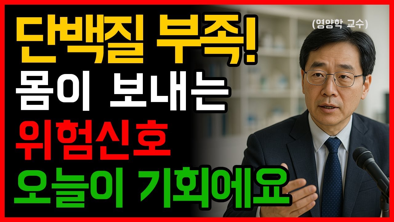 단백질 부족하면 뼈도, 근육도 무너집니다… 지금 꼭 먹어야 할 음식 TOP5