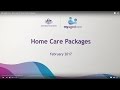 My aged care  overview of home care packages