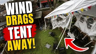Famous Strong Wind Sweeps Man Away While Taking Down Tent || WooGlobe Net Worth