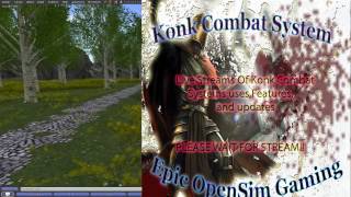 How To Create your own multiplayer role play game with little cost useing open simulator live stream