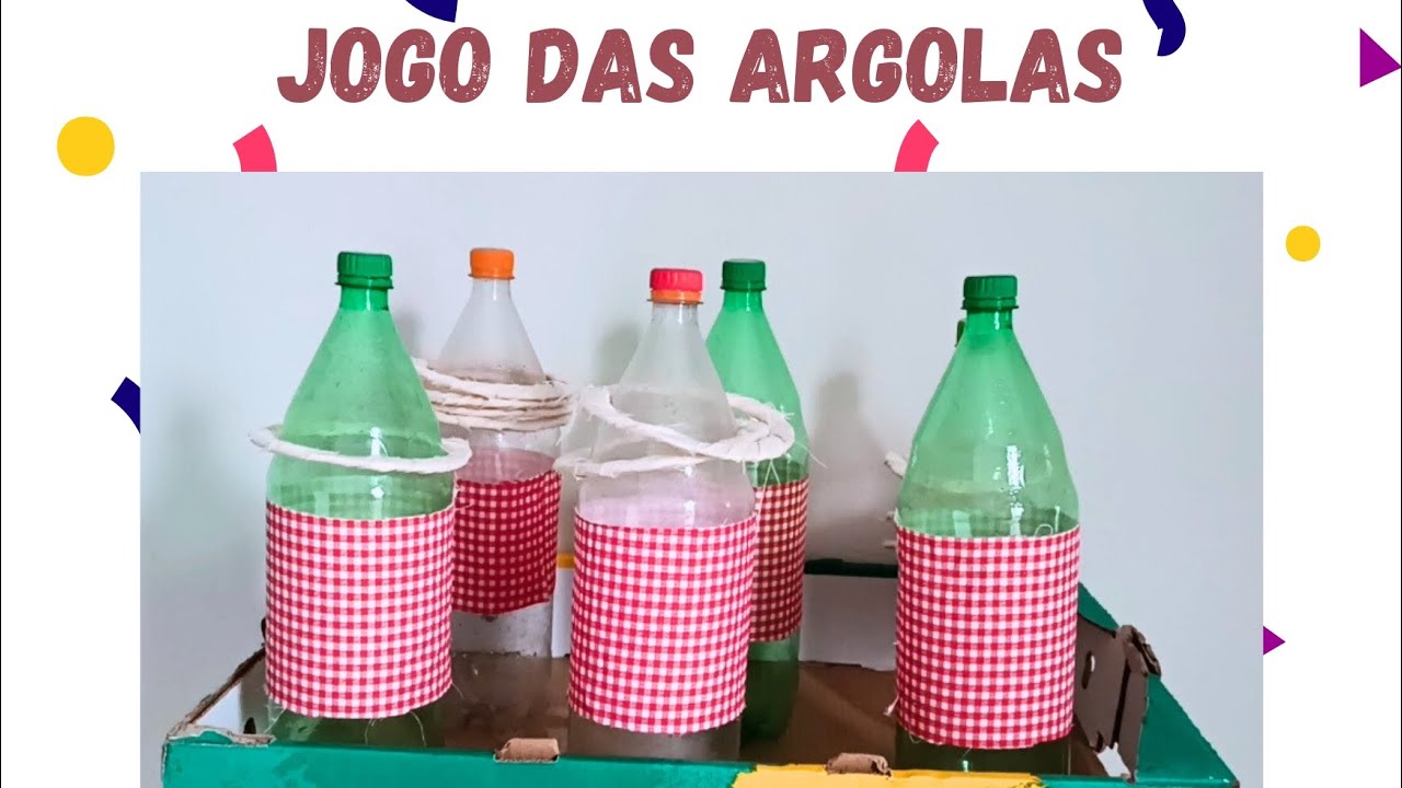 Jogo das argolas festa junina - simples, fácil, com garrafa pet ...