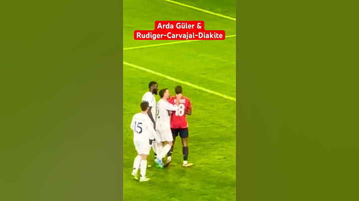 Tense moments in Lille-Real Madrid match; Arda Güler intervened