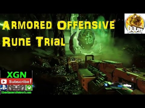 Doom Armor Rune, how to beat the Armor Offensive Run Trial in Doom ...