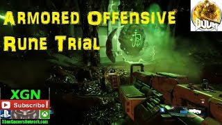 Doom Armor Rune, how to beat the Armor Offensive Run Trial in Doom Campaign
