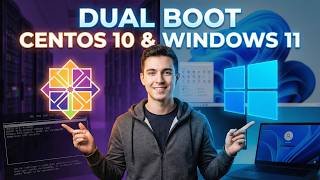 Dual Booting CentOS Stream 10 & Windows 11 | Easiest Way to Install CentOS 10 Alongside Windows 11