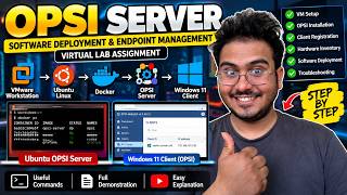 OPSI Server Installation & Windows 11 Client Management | VMware, Ubuntu & Docker