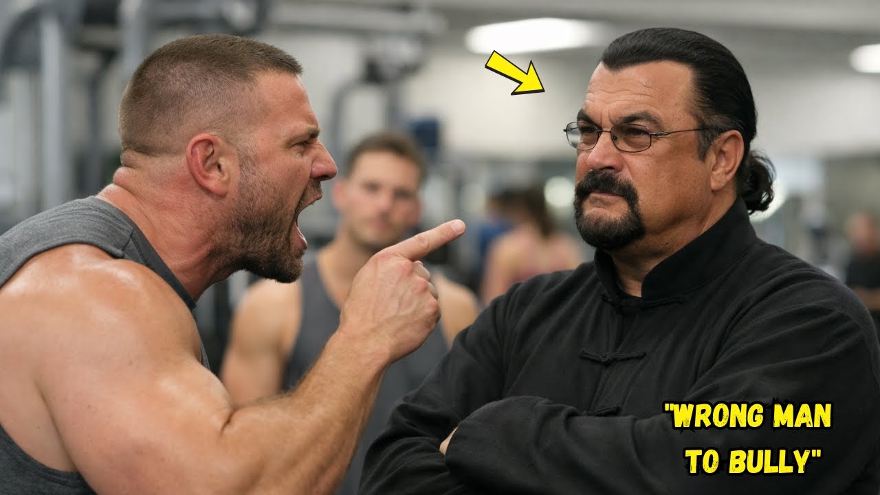 GYM BULLIES TRIED TO HUMILIATE STEVEN SEAGAL THEY HAD NO IDEA HE WAS A MARTIAL ARTS MASTER