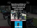 Operativos policiales en Formosa: secuestro de motos y recupero de rodado robado