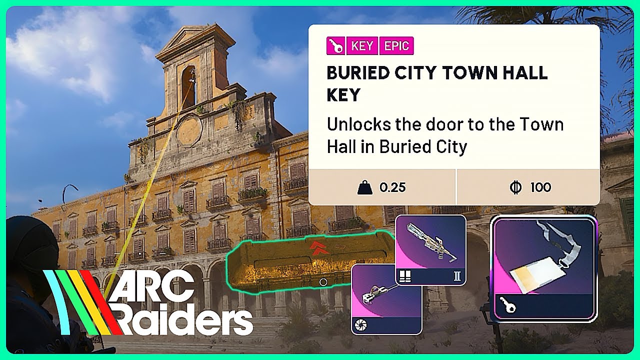ARC Raiders - Buried City Town Hall Key | No Commentary PS5 Gameplay