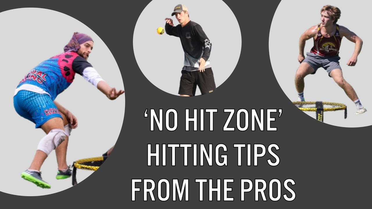 'No Hit Zone' Hitting Tips from Spikeball Roundnet Pros - YouTube