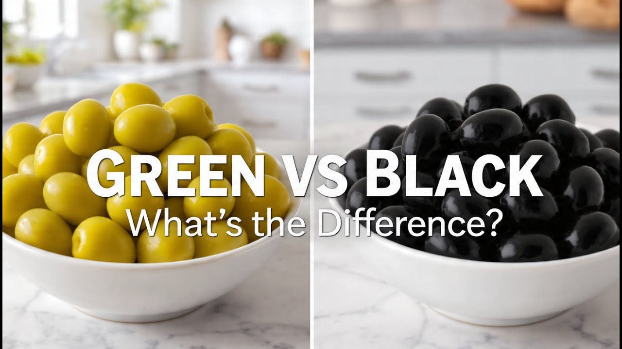 Зелёные оливки против чёрных оливок: в чём НАСТОЯЩАЯ разница?