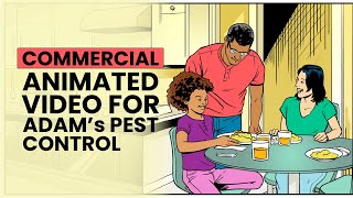 Pest Control Services Animated Commercial Video for Adam’s Pest Control