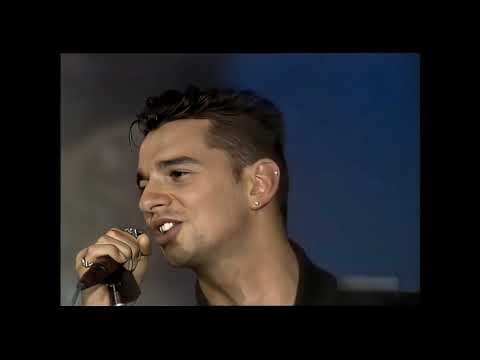 Depeche Mode Never Let Me Down Again TV Worldpremiere AI Digital Remastered 4K
