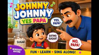Johnny Johnny Yes Papa 👶 | Kids Song with Fun Animation