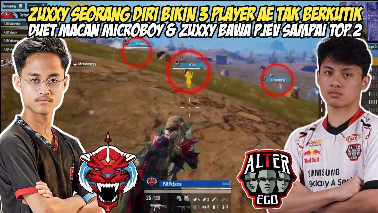 GAMEPLAY ZUXXY MAKIN NGERI !! ZUXXY VS AE 1v3 | AE DI SAPU BERSIH SAMA ZUXXY | SCRIM PMSL