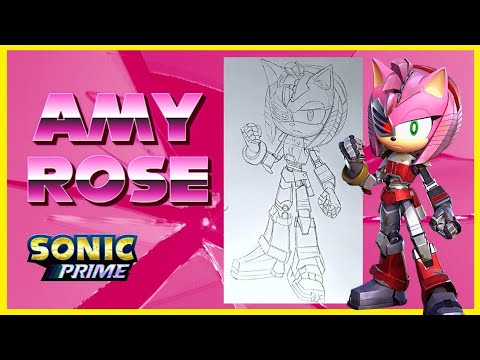 Como DESENHAR o SONIC PRIME - Como DIBUJAR a SONIC PRIME - Sonic