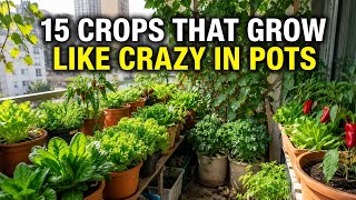 15 Vegetables That Produce The Most In Containers 
