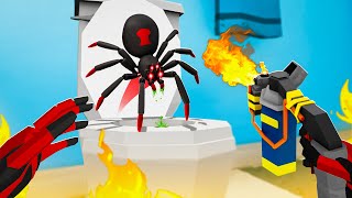 Spiders Are TOO SCARY! - Kill It With Fire VR