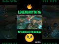 🔥 Miya OP Legendary Gameplay | Savage Marksman | MLBB Highlights 🔥