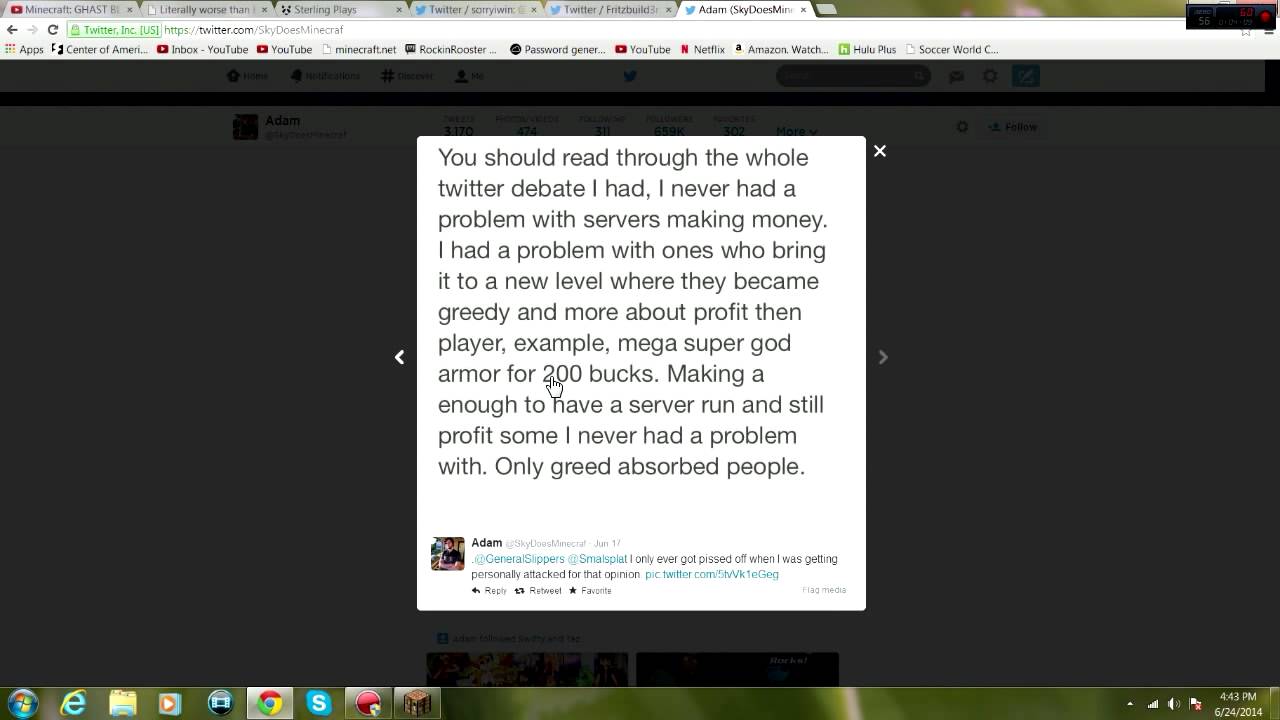 Minecraft EULA changes pits BIG servers vs. YTers CONTROVERSY VBLOG