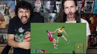 Here Comes The BOOM! (AFL'S BIGGEST HITS!) - REACTION!!!