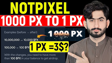 Notpixel Airdrop Distribution Ratio Changed | Notpixel PX Coin Price | 1000PX to 1 PX