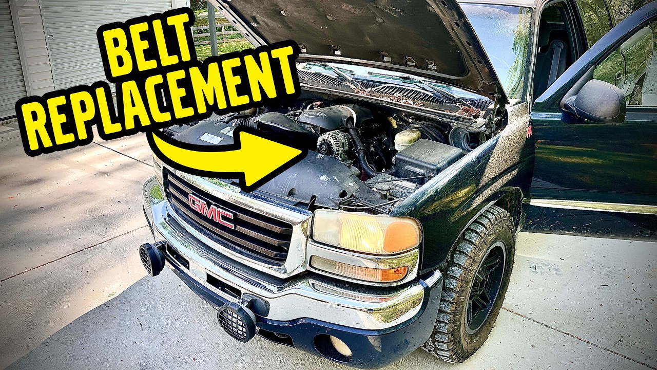 1999-2006 GMC Sierra, Serpentine Belt Replacement