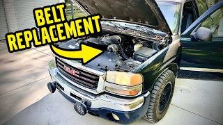 1999-2006 GMC Sierra, Serpentine Belt and Tensioner Replacement