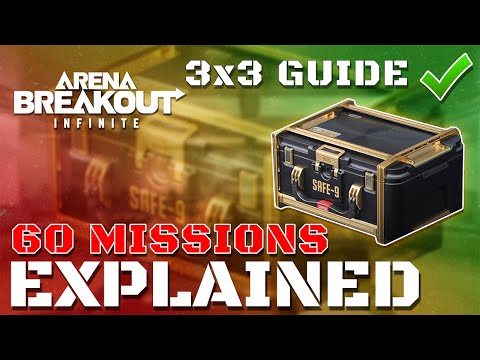 Video ALL 3x3 Case Missions Explained — FASTEST Way to Unlock! | Arena Breakout Infinite SEASON 4