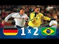 Germany 1 x 2 brasil  1998 friendly extended goals  highlights