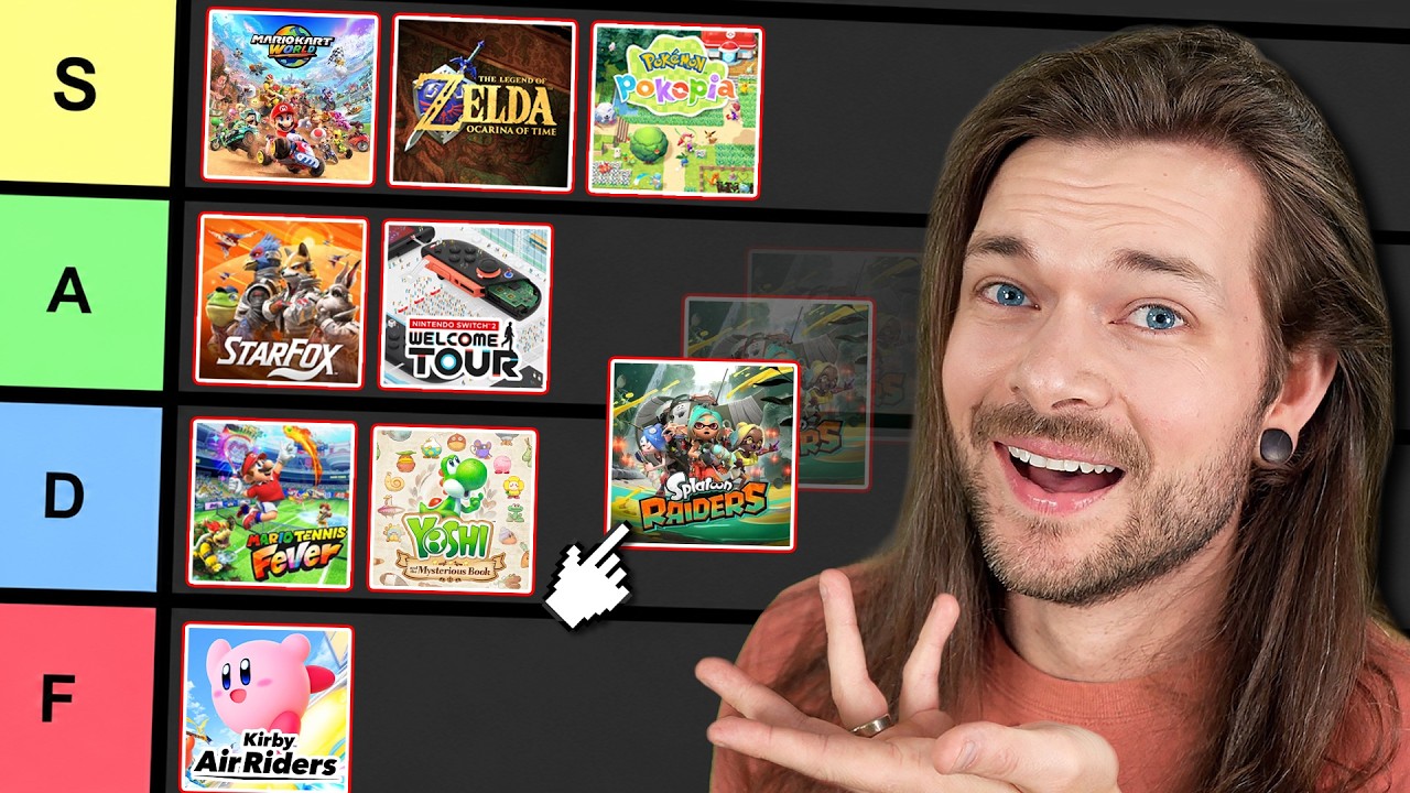 Thumbnail for Ranking EVERY Nintendo Switch 2 Game from BEST to WORST!