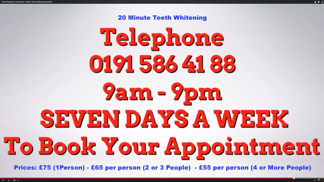 Teeth Whitening in Sunderland Review Teeth Whitening Sunderland YouTube