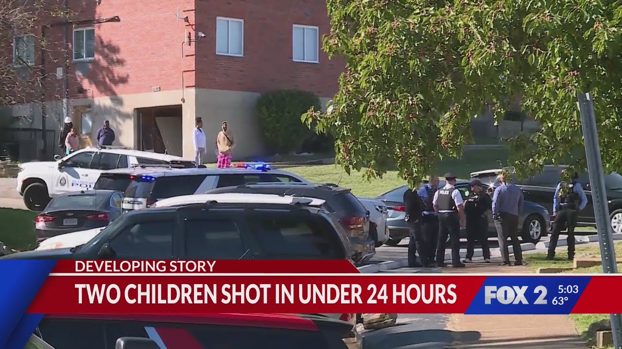 2 children shot in St. Louis under 24 hours
