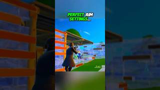 🎯PERFECT AIM CONTROLLER SETTINGS  #fortnite #prosettings #tutorial