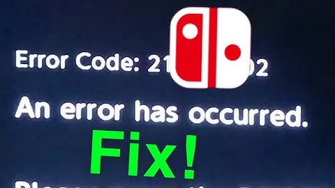 Nintendo Switch “An error has occurred” HOW TO FIX!