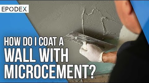 EPODEX Guide | How do I coat a wall with microcement?