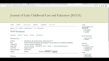 How to manage OJS Open Journal System as an Editor