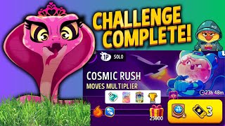 Solo Challenge Cosmic Rush Moves Multiplier Blow’Em Up 25000 points | Match Masters