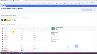 Screencast Tour of Clever