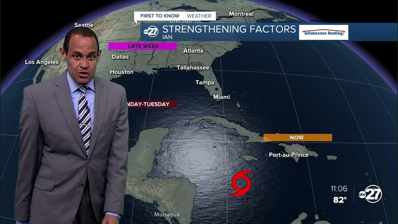 First to Know: Tropical Storm Ian Sunday 11am update (09/25/2022) - YouTube