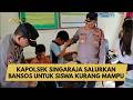 KAPOLSEK SINGARAJA SALURKAN BANSOS UNTUK SISWA KURANG MAMPU