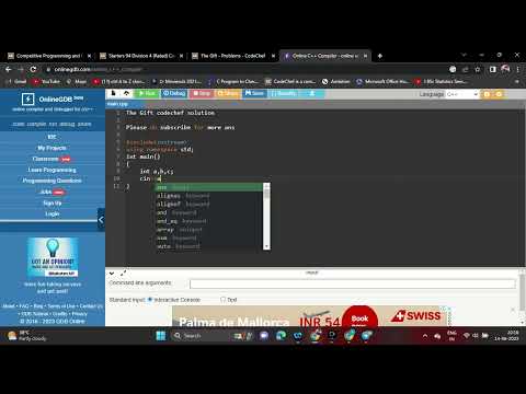 The Gift Codechef solution