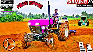 New Tractor Driving Simulator Free tractor game Android gameplay tractor cultivator farming game 21 screenshot 4