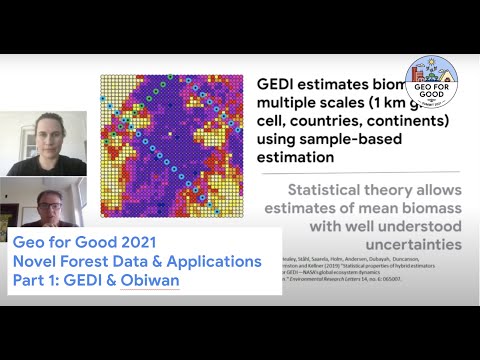 Geo for Good 2021 : Novel Forest Data & Applications Part 1: GEDI & Obiwan