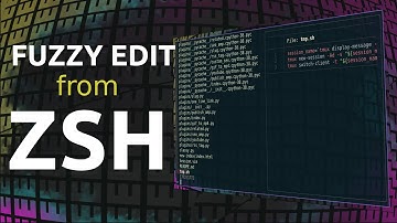 Open files FAST from zsh | or bash if thats your thing