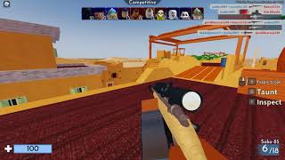 My first time winning arsenal railgun royal | roblox